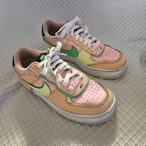 NIKE Air Force 1 Shadow Arctic Punch Barely Volt Sneaker